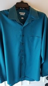 Van Heusen RegularFit Aqua dress shirt 16 1/2